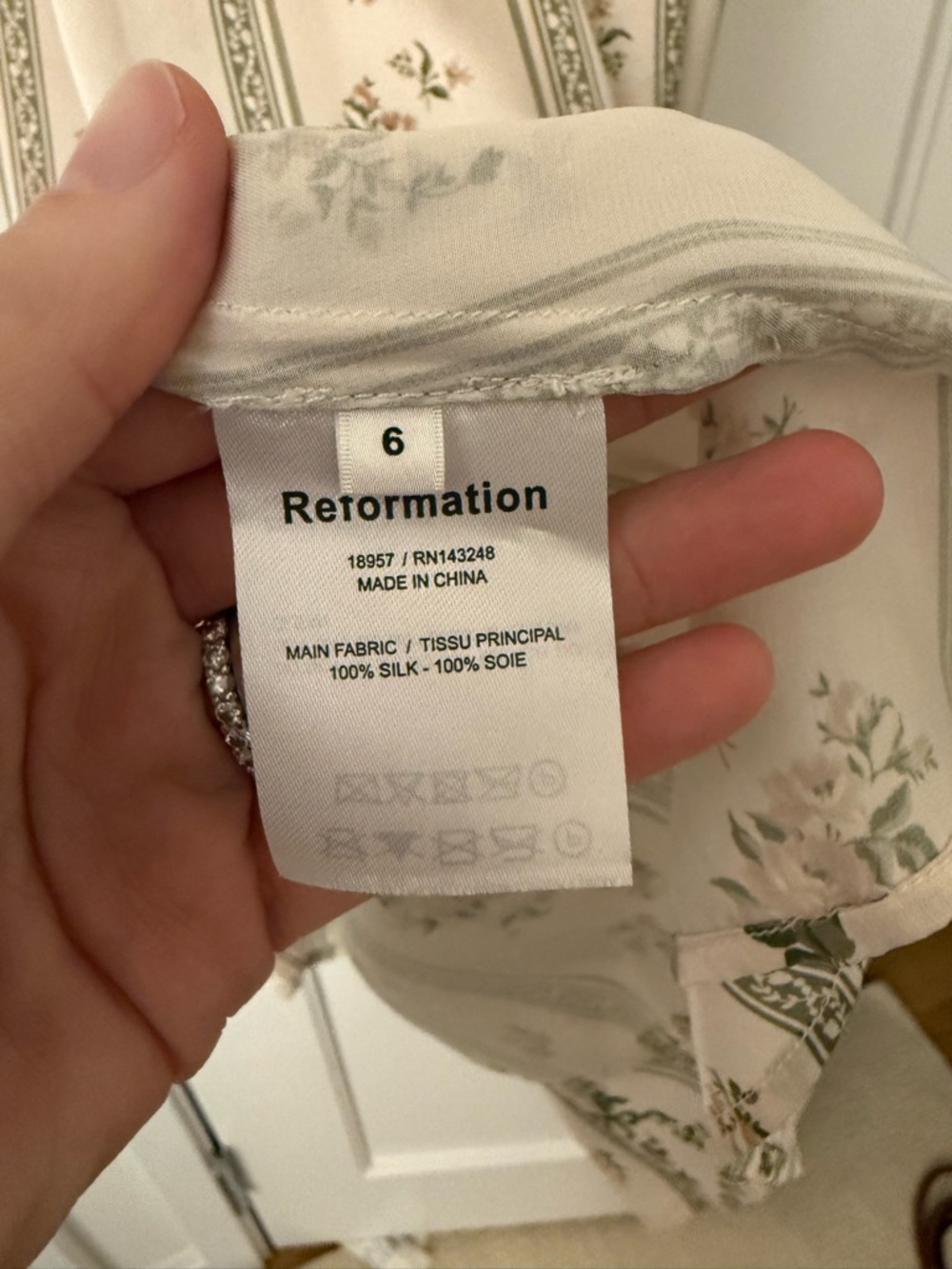 Reformation Colleen Dress Size 6 - Picture 4 of 4